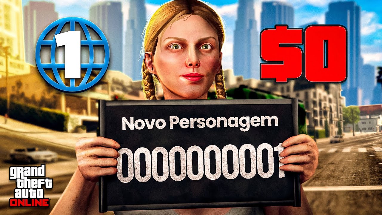 COMEÇANDO DO ZERO NO GTA 5 ONLINE #1