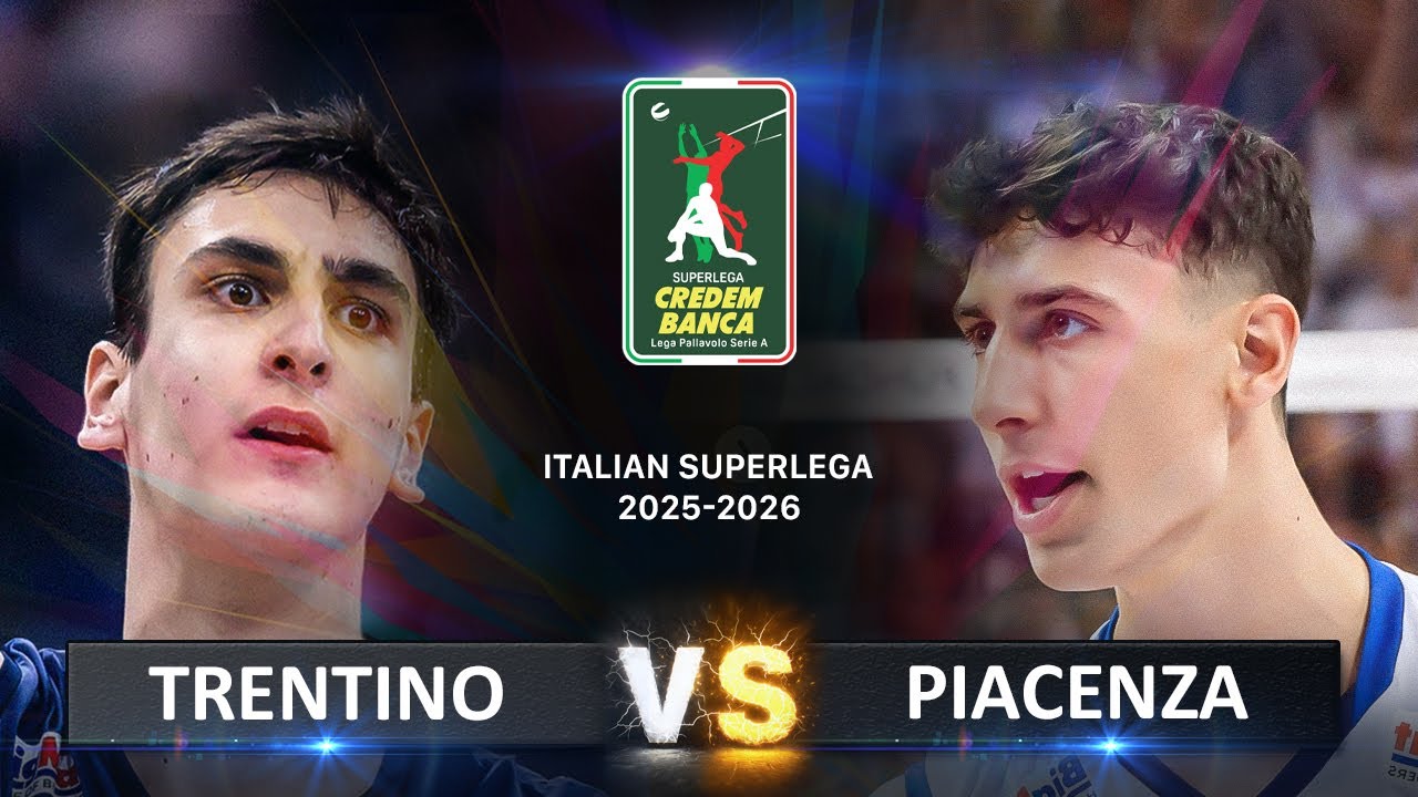 Trentino vs Piacenza | Italian Volleyball SuperLega 2025/2026