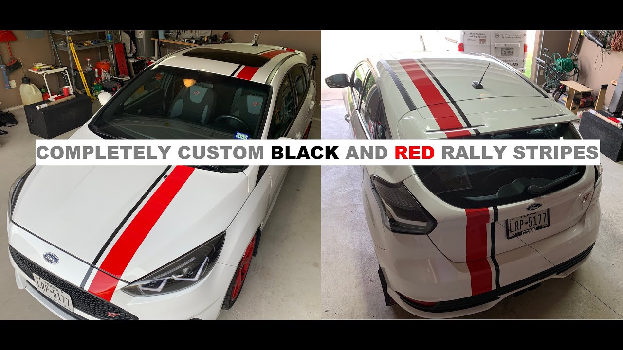 DIY Custom Racing Rally Stripes w/ Knifeless Tape