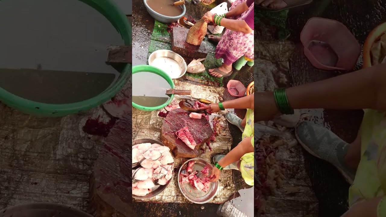 Uran BEST FISH 🐠 🐟cutting skills BIG size 10KG surmai fry piece 
