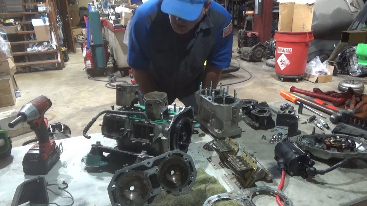 HOW BAD Is Rich's Daytona Beach Freeride FLOODED Jet Ski motor?