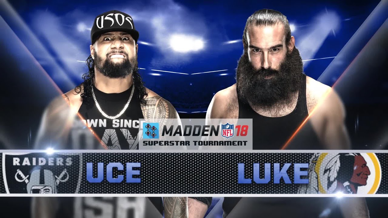 Madden 18 Tournament Rd. 1 - LUKE HARPER vs JIMMY USO - Gamer Gauntlet