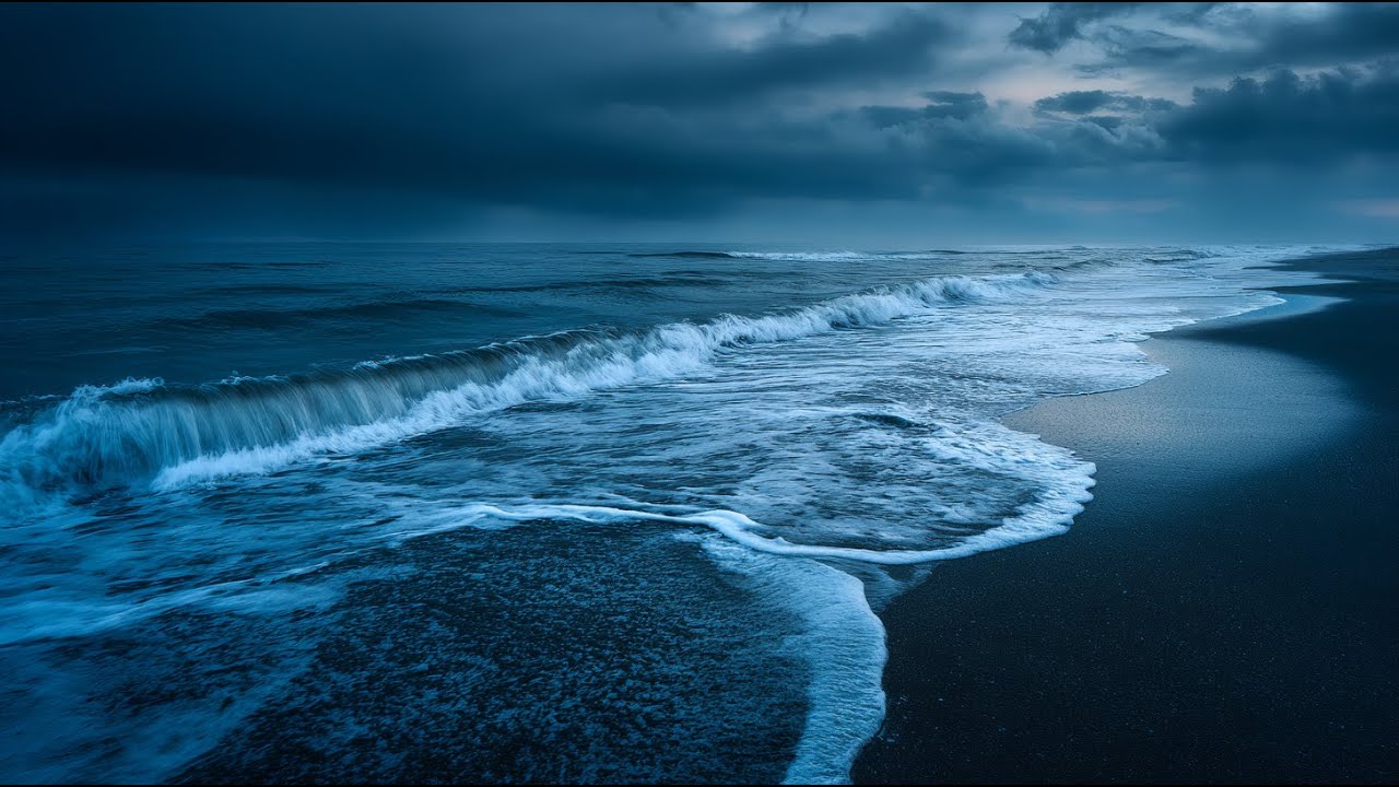 Fall Asleep Fast with Crashing Ocean Waves 🌊 Gentle Sounds for Sleep, Focus, and Relaxation