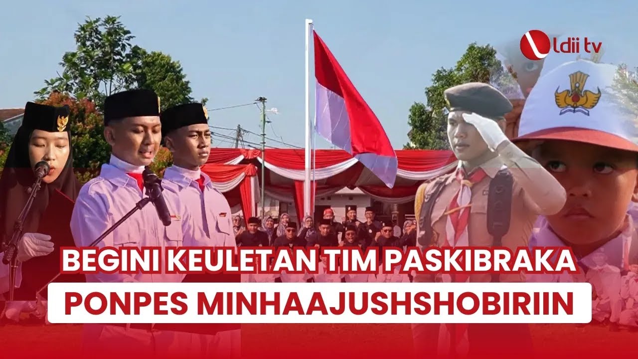 LDII TV: Pondok Pesantren Minhaajushshobiriin Gelar Upacara HUT ke-80 RI Bersama Santri dan Warga
