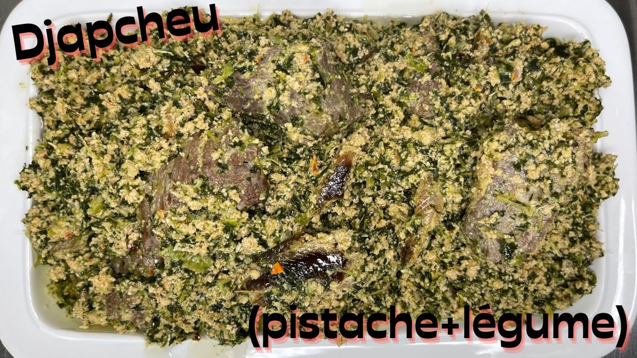 Ndjapche/Légume sauté avec le pistache (facile et très bon) #cameroonianfood #cuisinecamerounaise