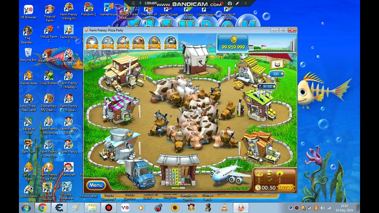 FARM FRENZY 2 PIZZA PARTY ANIMALS PARTY