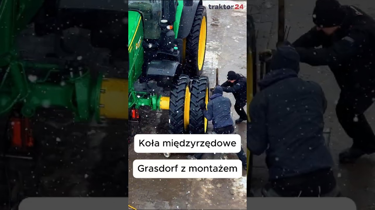 Koła bliźniacze międzyrzędowe firmy Grasdorf - montaż na siewy burak&oacute;w #traktor24