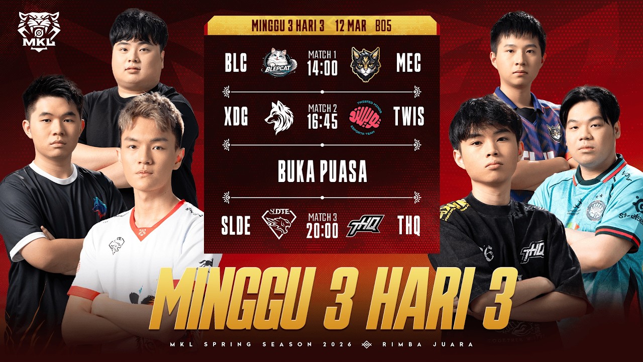 🔴 LIVE NOW | [BM] Musim Bunga 2026 | Regular Season Minggu 3 Hari 3