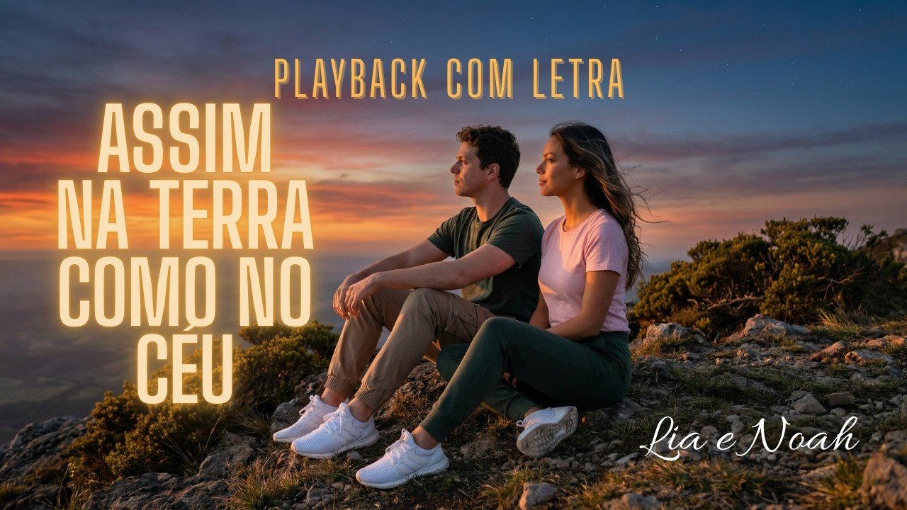 Playback Gospel Assim na Terra Como no Céu (oração do Pai Nosso) | Louvor e Adoração