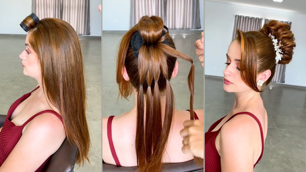 TUTORIAL: Coque Elegante para Noivas e Festas 💍✨ | Passo a Passo