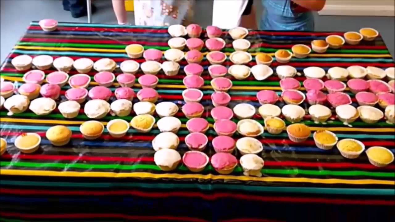 union jack cake timelapse