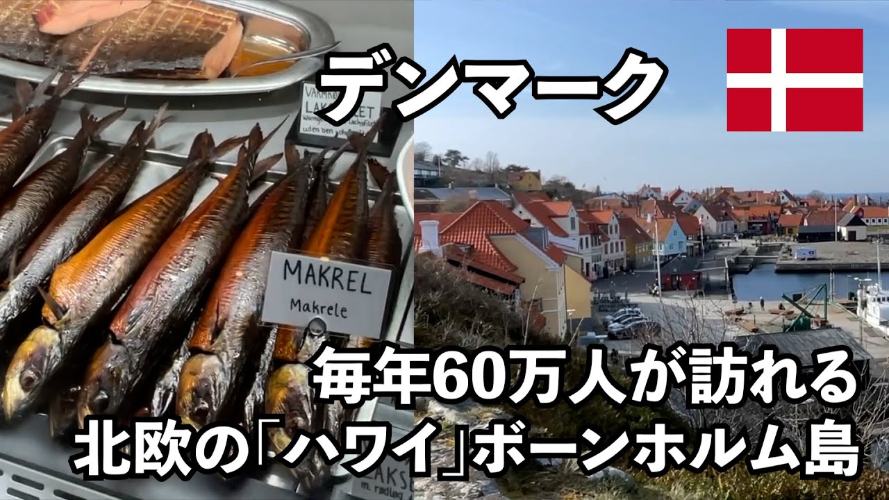 【デンマーク】年間60万人が訪れる北欧の「ハワイ」！芸術家が多く住むバルト海の島『ボーンホルム島』～ヨーロッパ旅vlog～