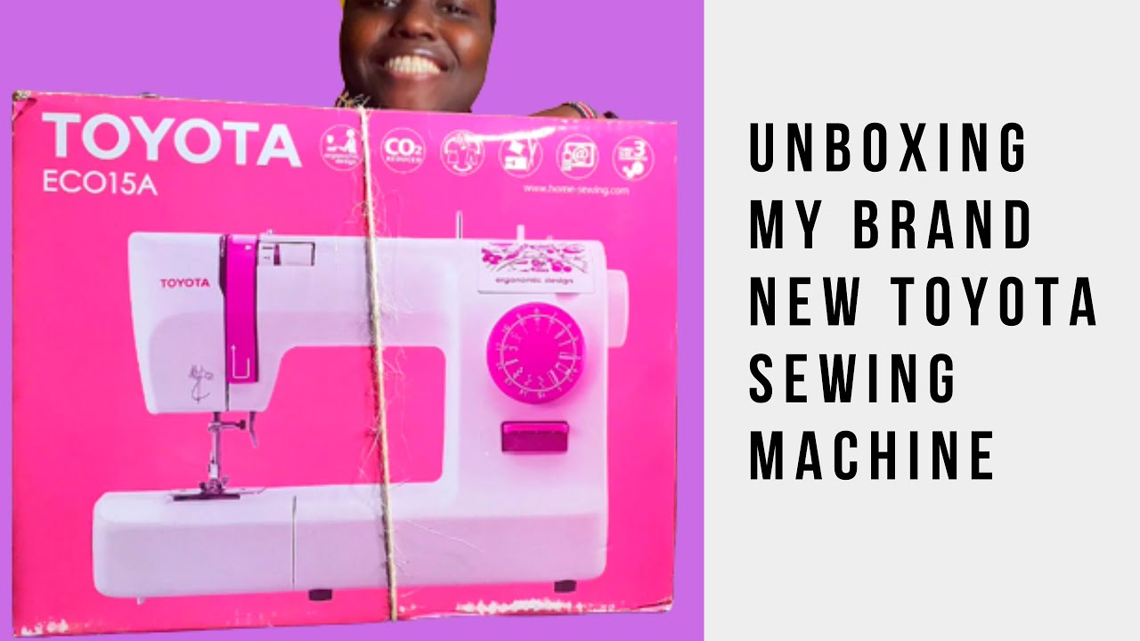 Unboxing my brand new Toyota EC015A sewing machine
