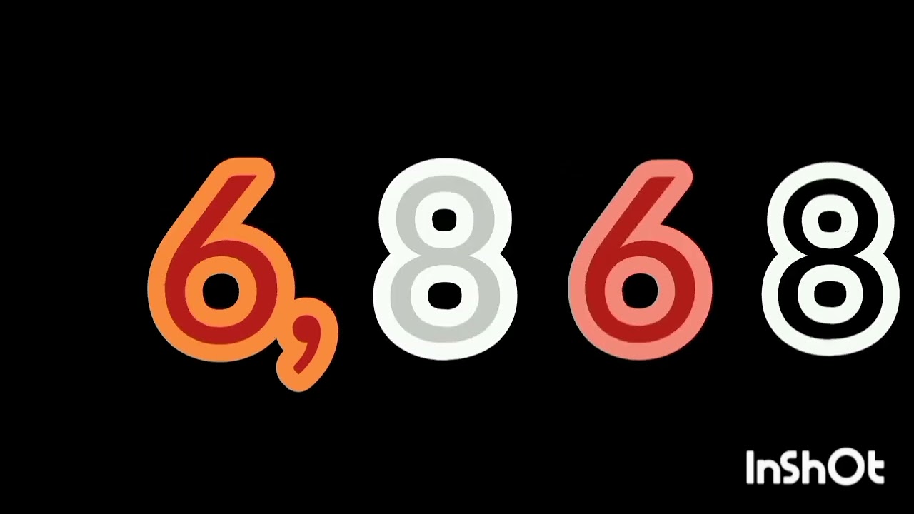 Number 0 to billion with sound