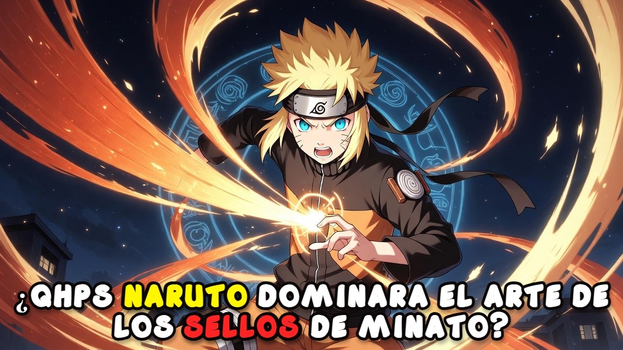¿QHPS Naruto dominara el arte de los sellos de Minato?