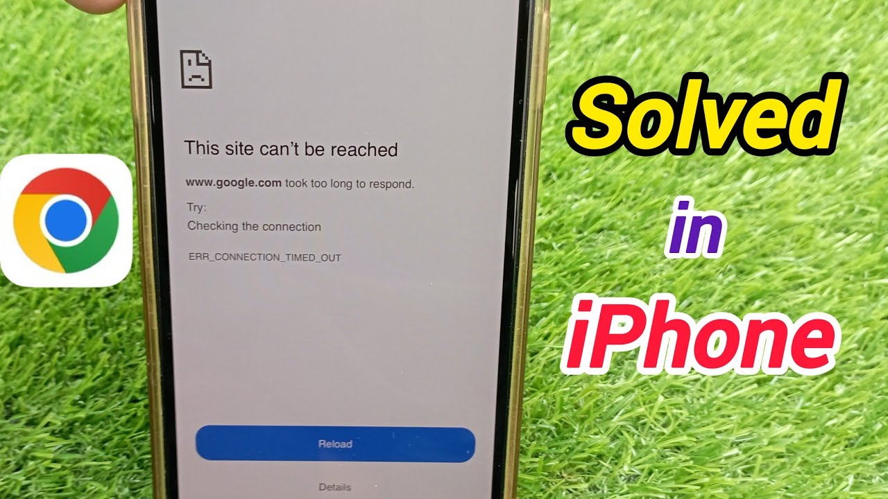 Невозможно получить доступ к этому сайту. Проблема в Chrome iPhone.