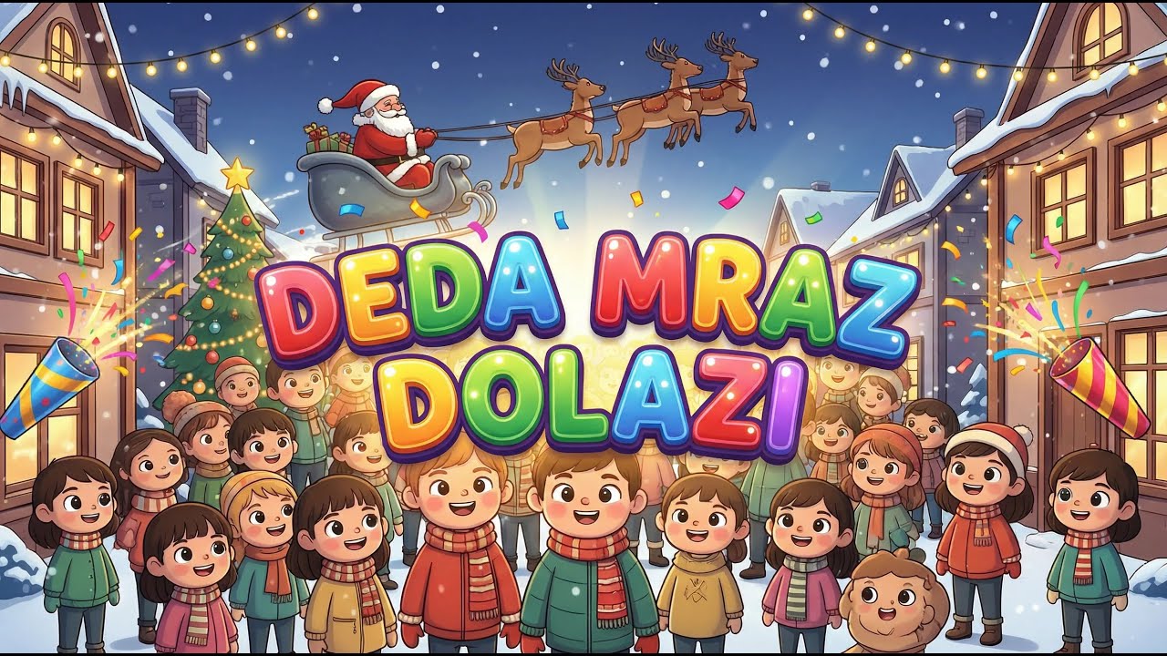 Deda Mraz Dolazi 🎅❄️ | Novogodi&scaron;nja Pesmica za Decu | Balkan Kids