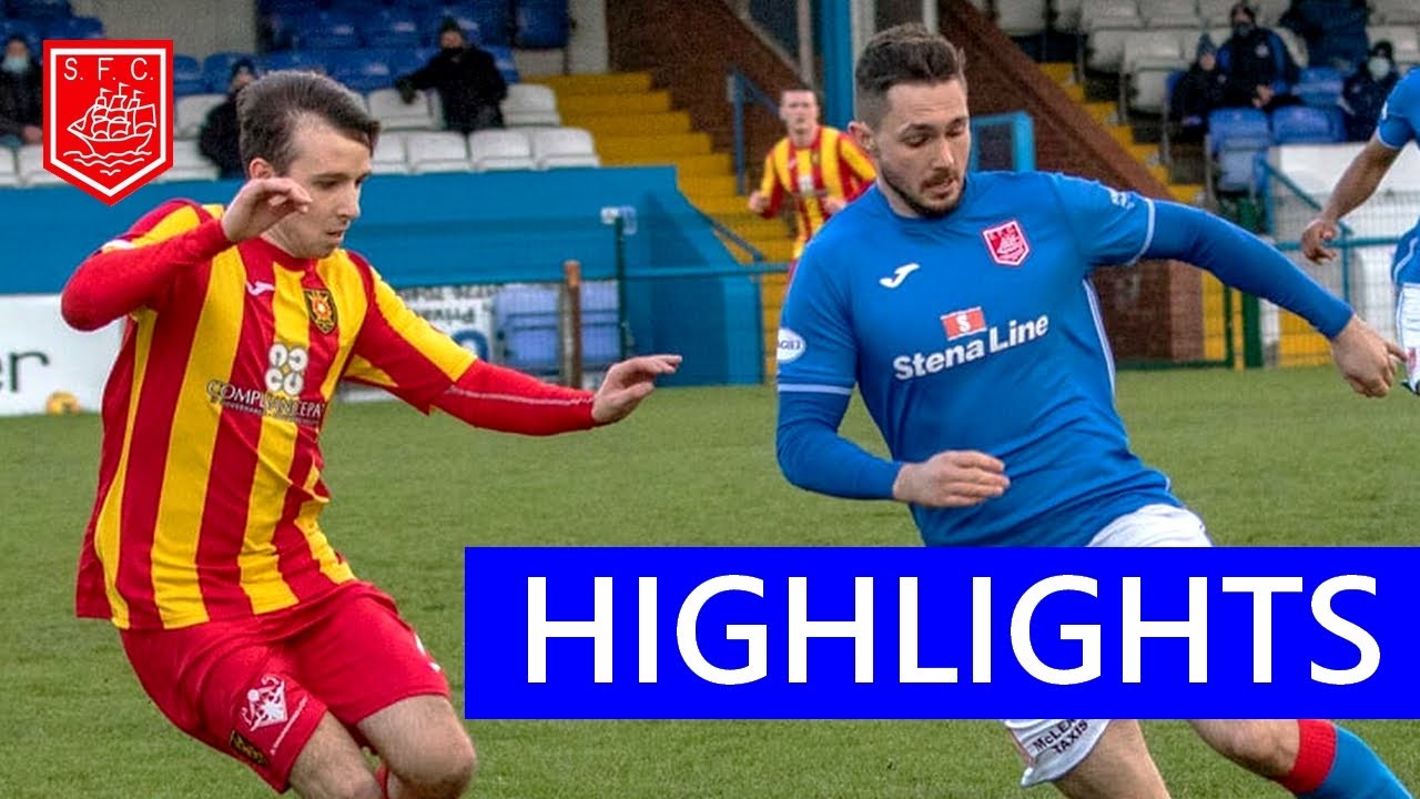 Highlights | Stranraer 4-0 Albion Rovers, 19 December 2020