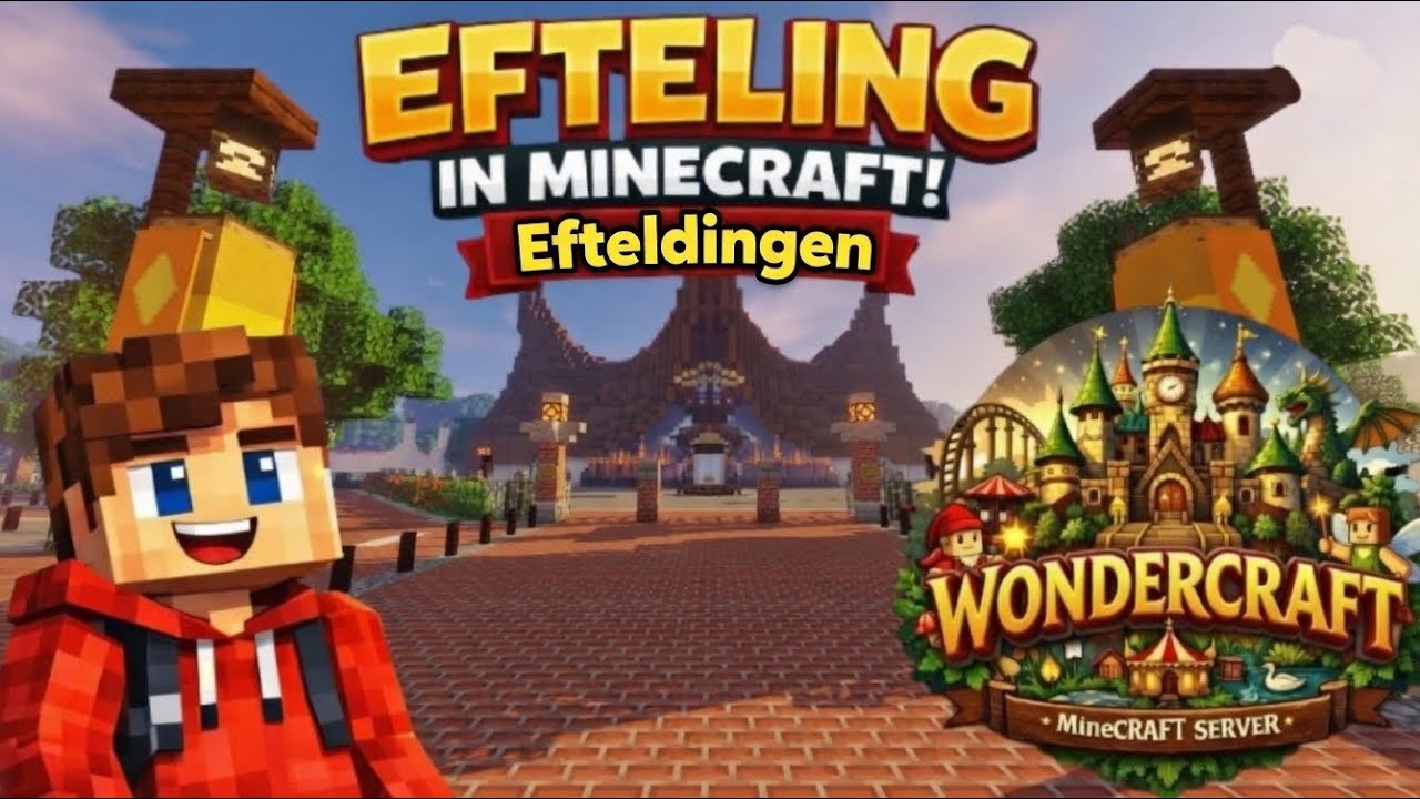Efteling in Minecraft bouwen #5 ✨Efteldingen veder bouwen