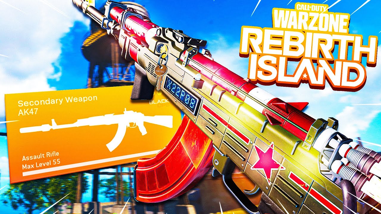 the AK47 has NO RECOIL in Rebirth Island-Warzon Season 6 (Best AK47 CLASS SETUP)