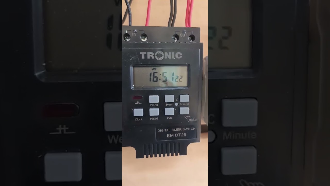 How to programme Tronic timer switch