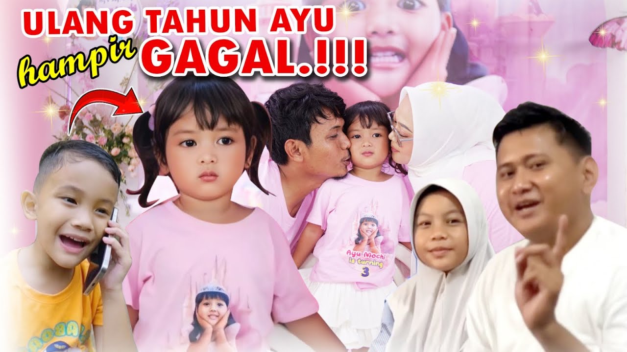 PESTA ULANG TAHUN AYU MOCHI HAMPIR GAGAL #ceritajekho #marvincalla
