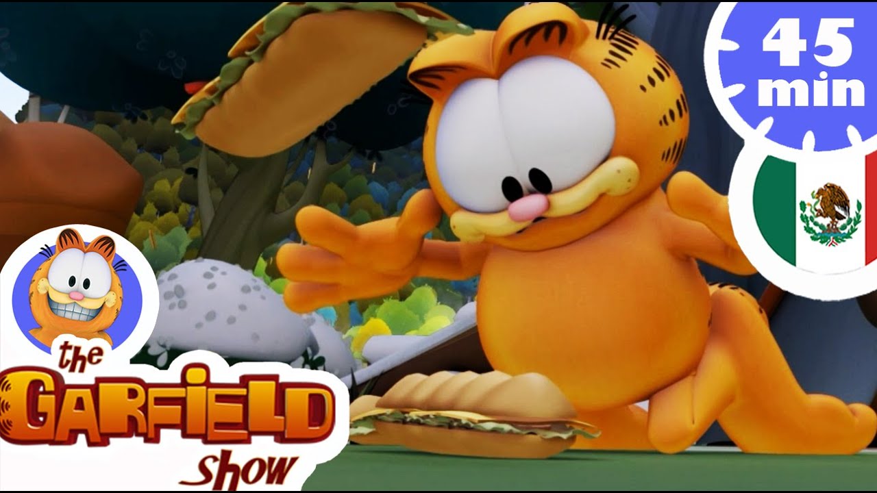 🥪Garfield: ¡Están lloviendo sándwiches!😍- Compilación HD