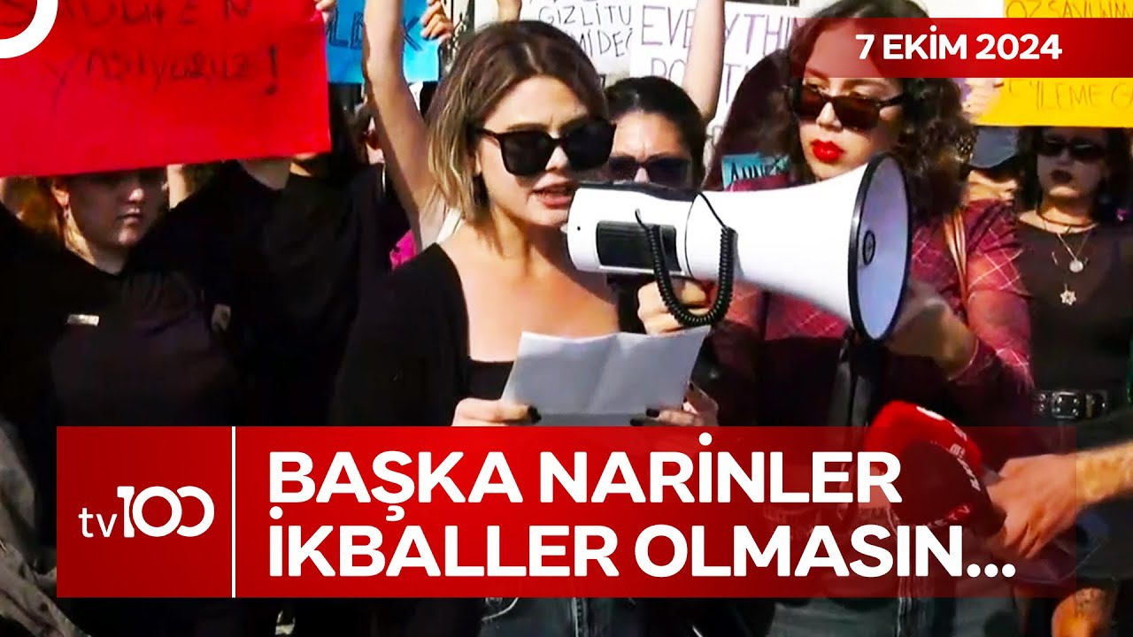 Katledilen Ayşenur Halil'in Okul Arkadaşlarından Protesto | tv100 Ana Haber