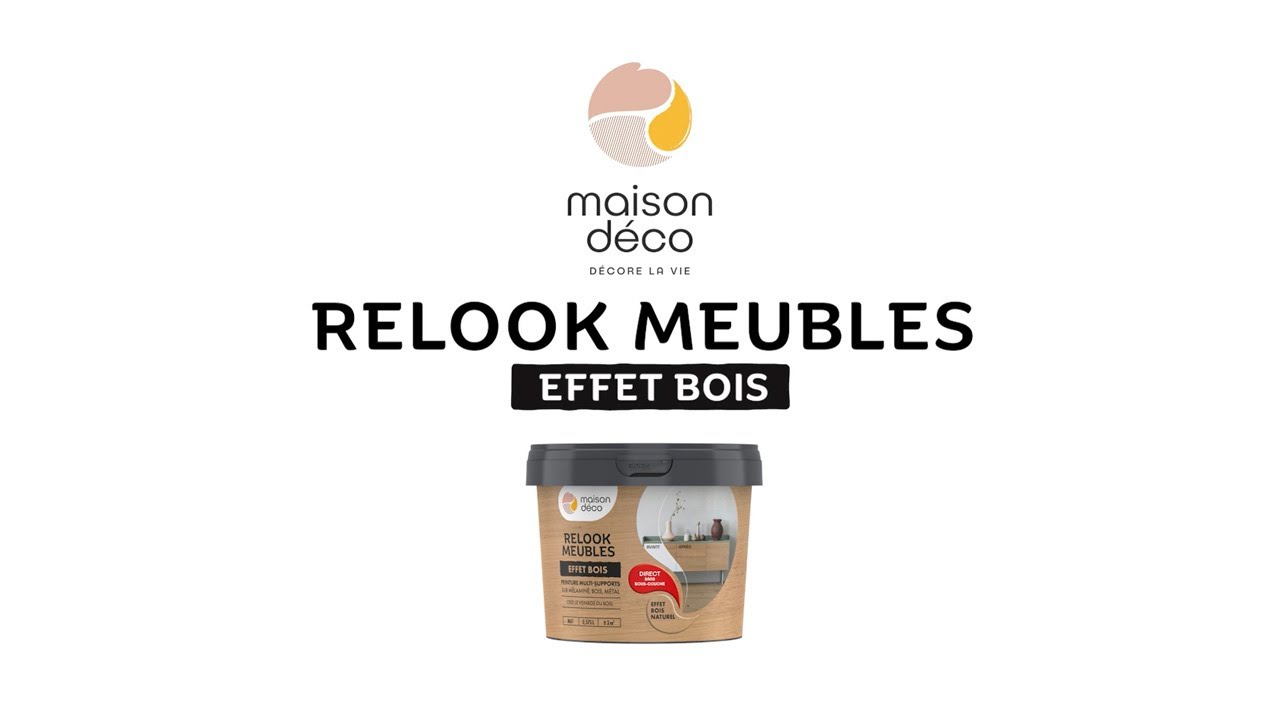 Maison Déco - Comment appliquer Relook Meubles Effet Bois ?