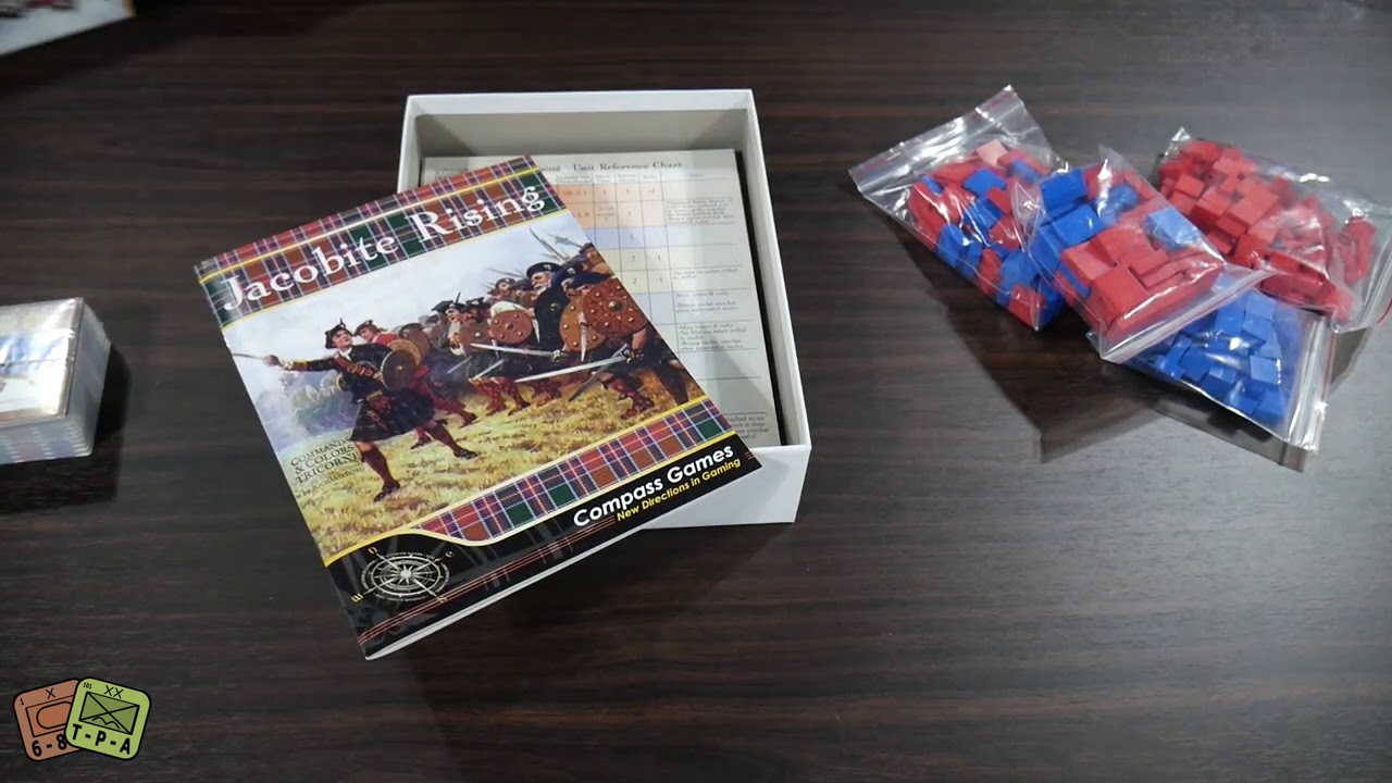 Unboxing: C&C Tricorne - Jacobite Rising from Compass Games - The Players' Aid