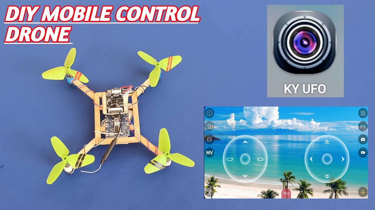 How to make mobile control mini drone 100% flying मोबाइल फोन नियंत्रित ड्रोन कैसे बनाएं? easy experi