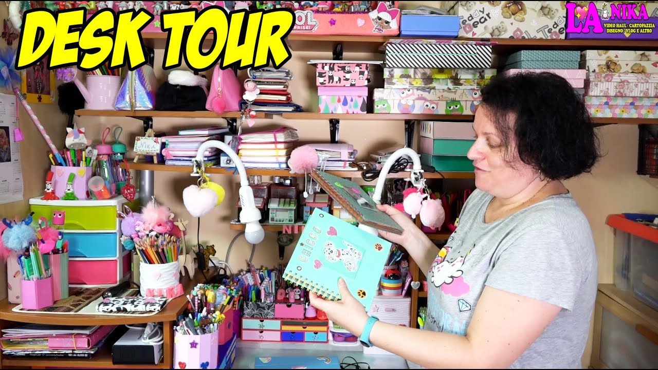 DESK TOUR LA MIA POSTAZIONE CARTOPAZZA AGGIORNATA AGOSTO 2019 By Nika