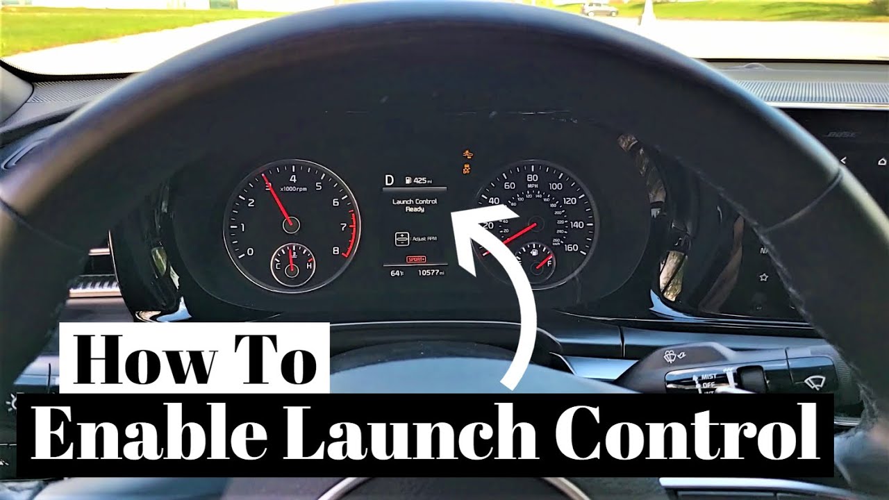 Как использовать Launch Control в Kia K5 GT
