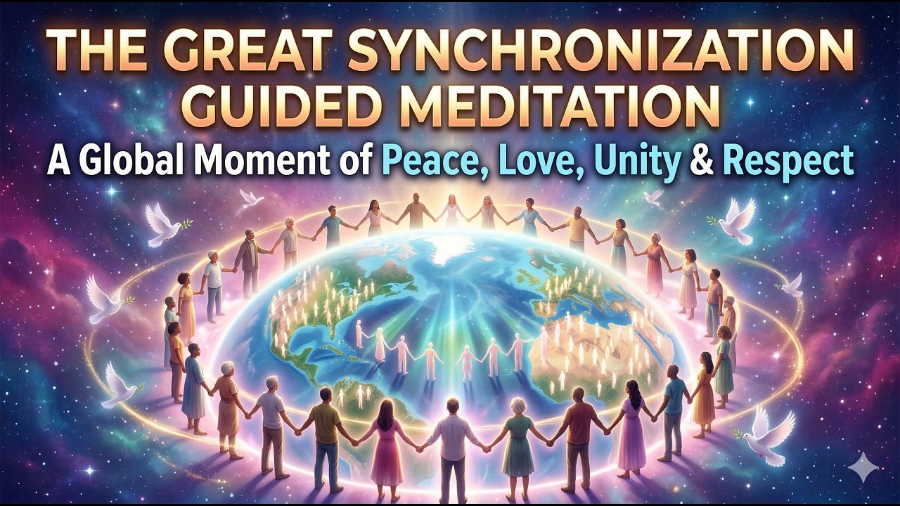 Great Synchronization Meditation | Peace Love Unity Respect | 10 Minute Guided Meditation
