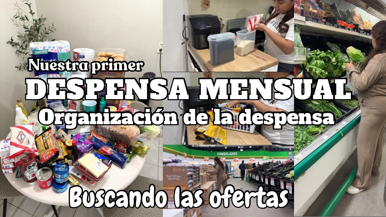 Organizaci&oacute;n de la despensa || Despensa mensual lo Buscando ofertas