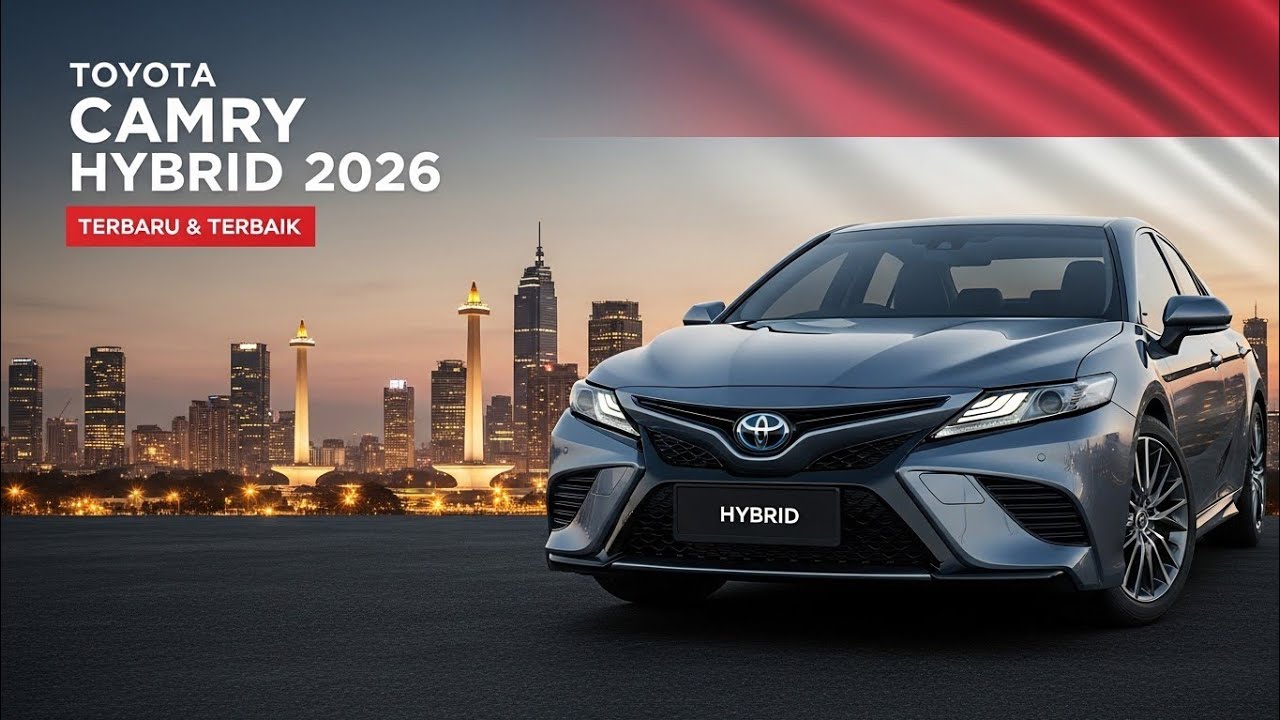 Toyota Camry Hybrid 2026 Resmi Hadir, Sedan Mewah Super Irit dan Canggih