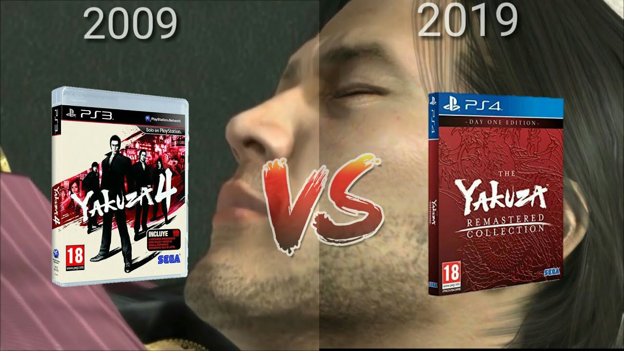 Yakuza 4 | Original PS3 VS Remastered PS4 - Gameplay Comparison