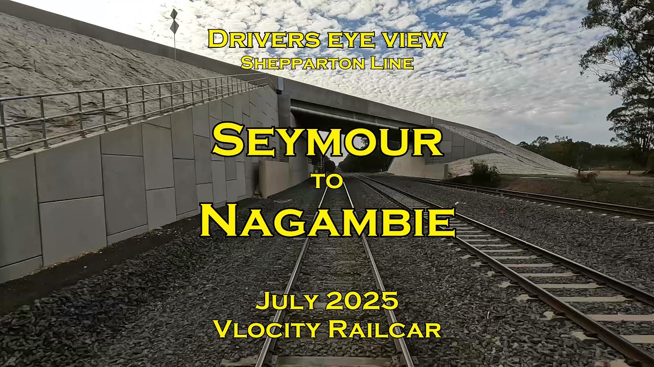 Drivers eye view, Seymour to Nagambie, VL, Jul 2025