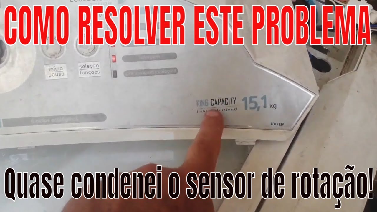 GE NÃO BATE E NÃO CENTRIFUGA! Achei que era o sensor de rotação!