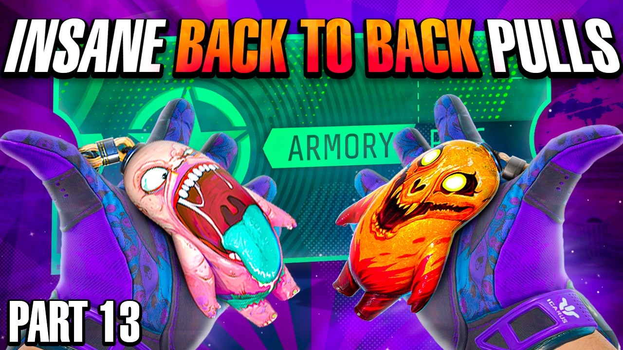 Armory Pass To CS2 Gloves! Part 13 INSANE BACK TO BACK PULLS!