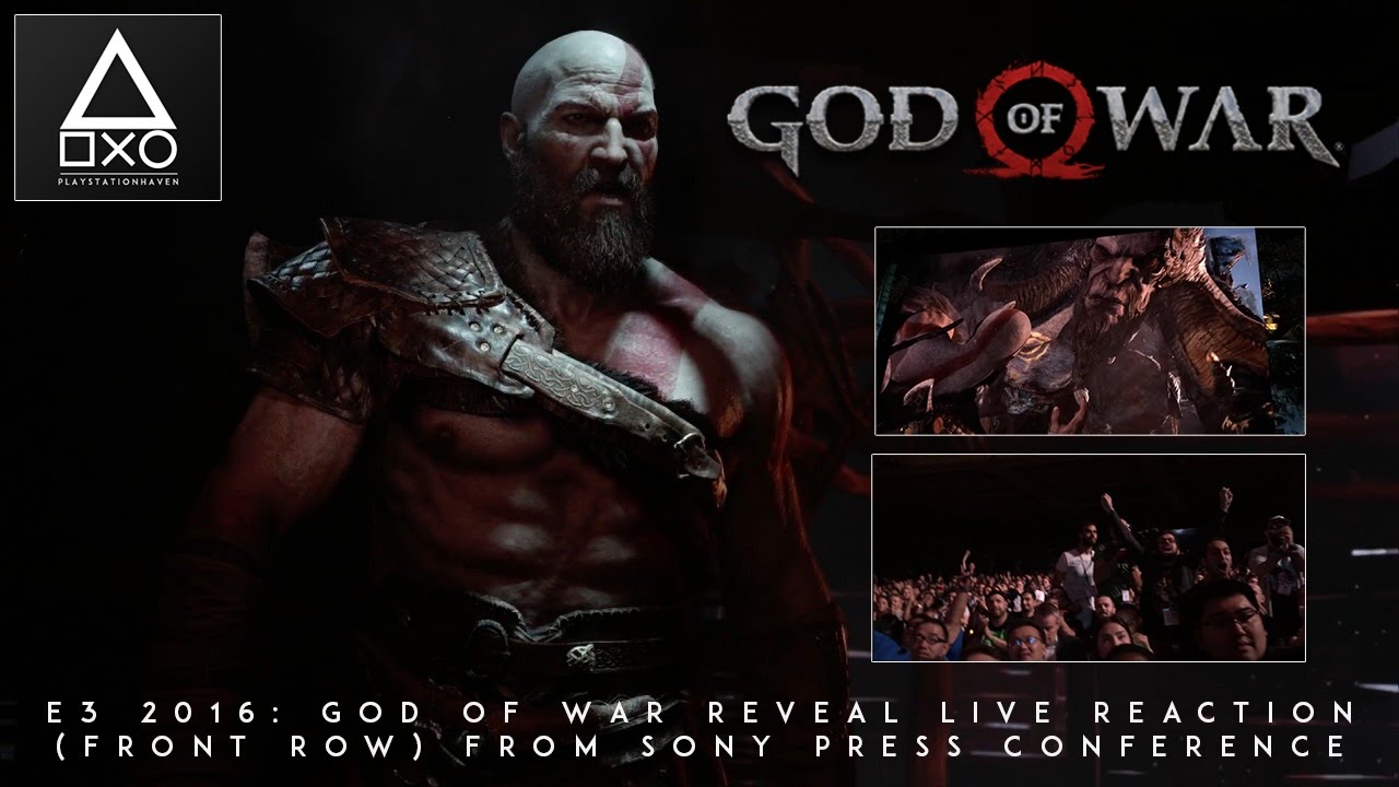 E3 2016: God of War Reveal Live Reaction (Front Row) From Sony Press Conference