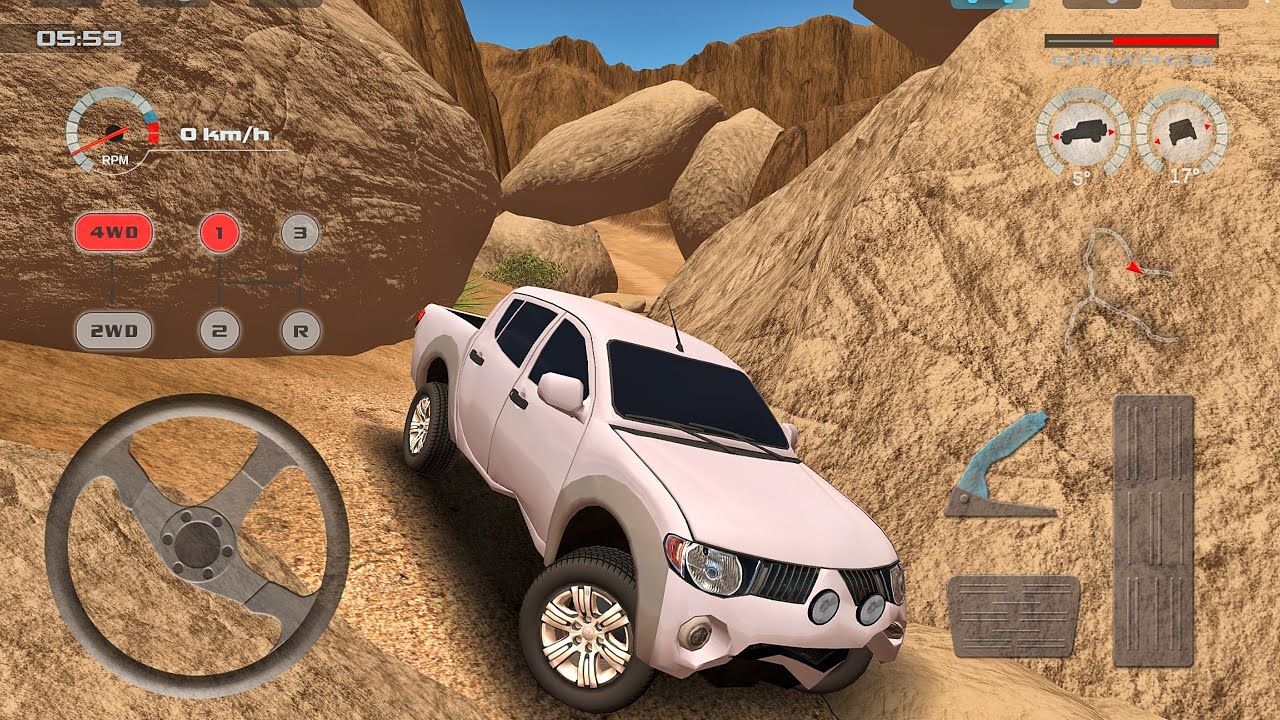 Offroad 4x4 Driving Simulator! - Offroad Drive Dessert - Car Simulator - Car Game Android Gameplay