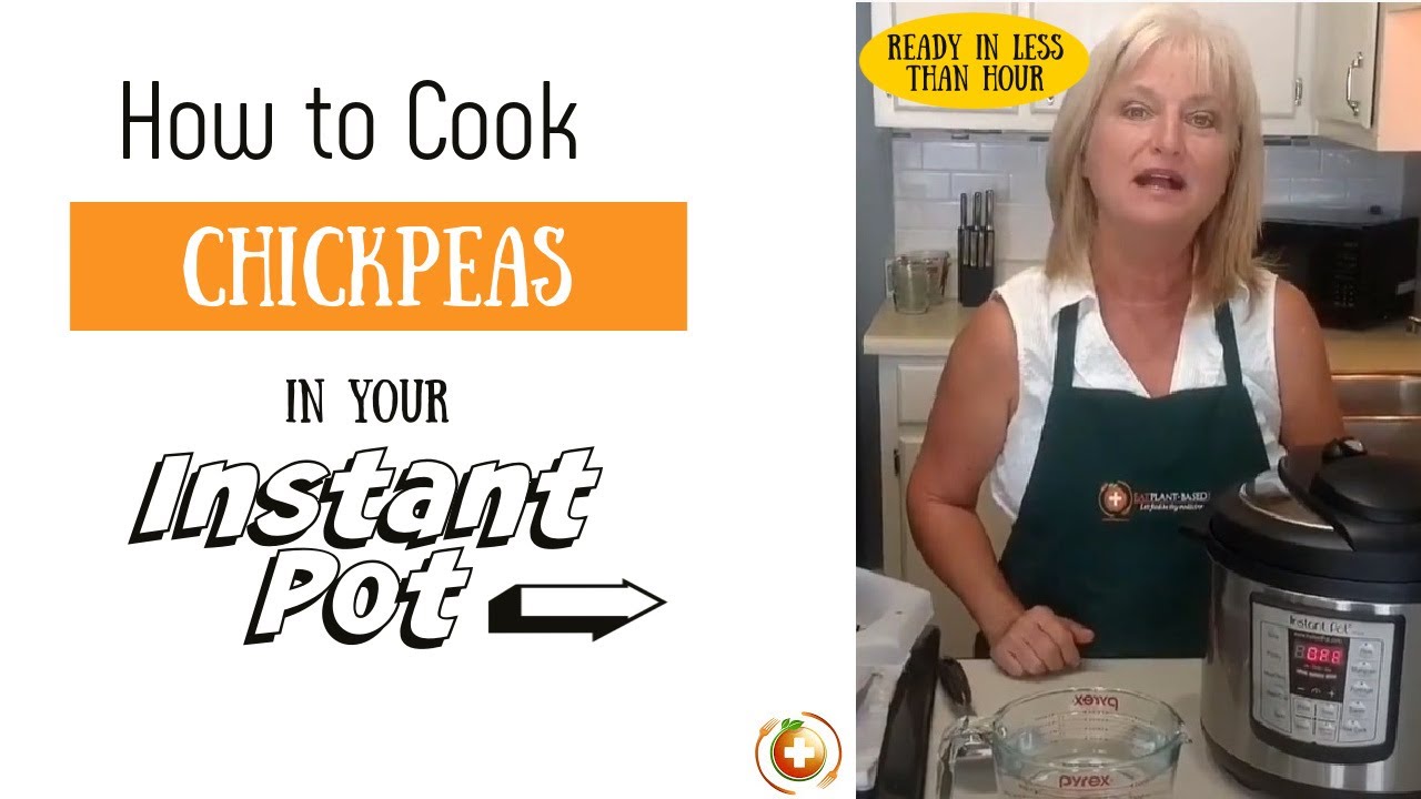INSTANT POT CHICKPEAS (Without Soaking)