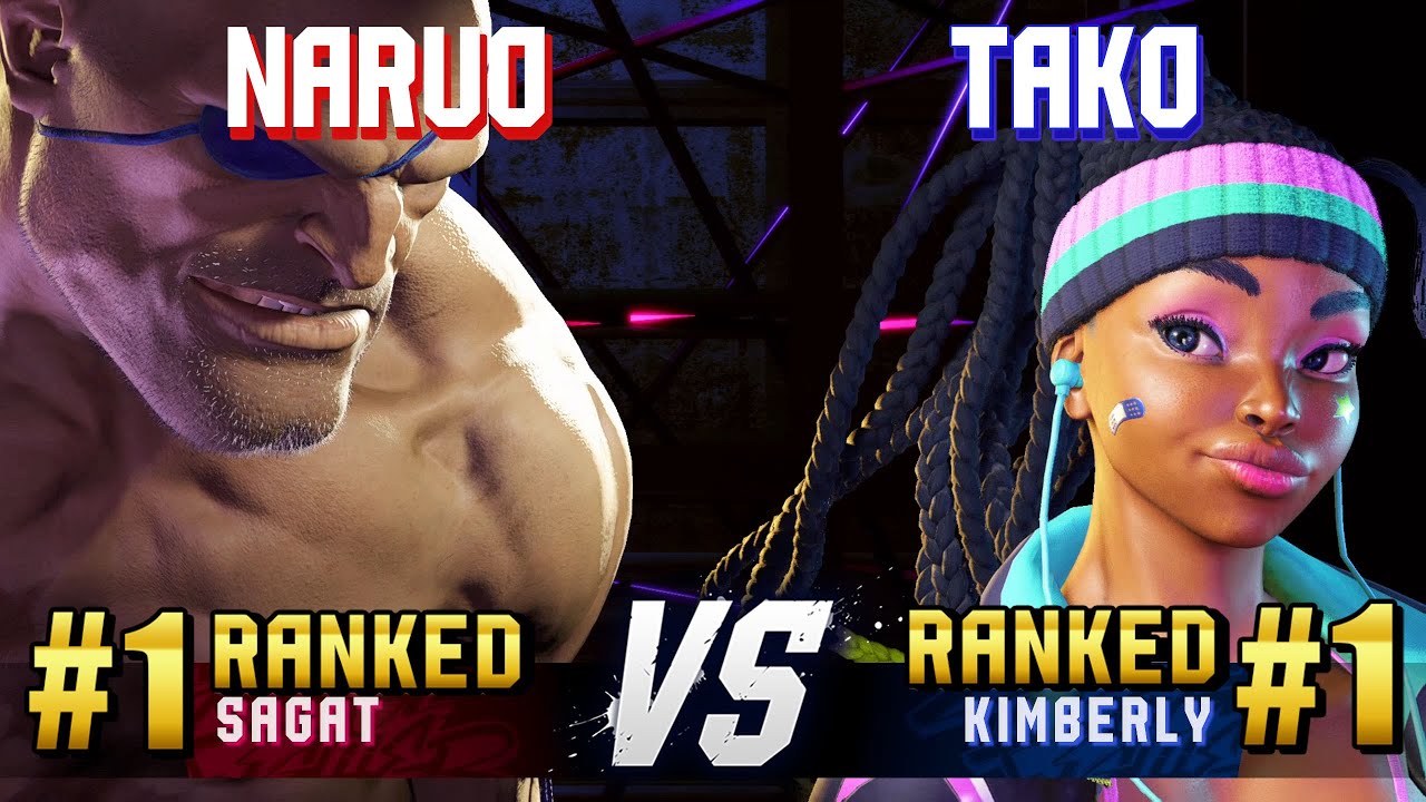 SF6 ▰ NARUO (#1 Ranked Sagat) vs TAKO (#1 Ranked Kimberly) ▰ High Level Gameplay