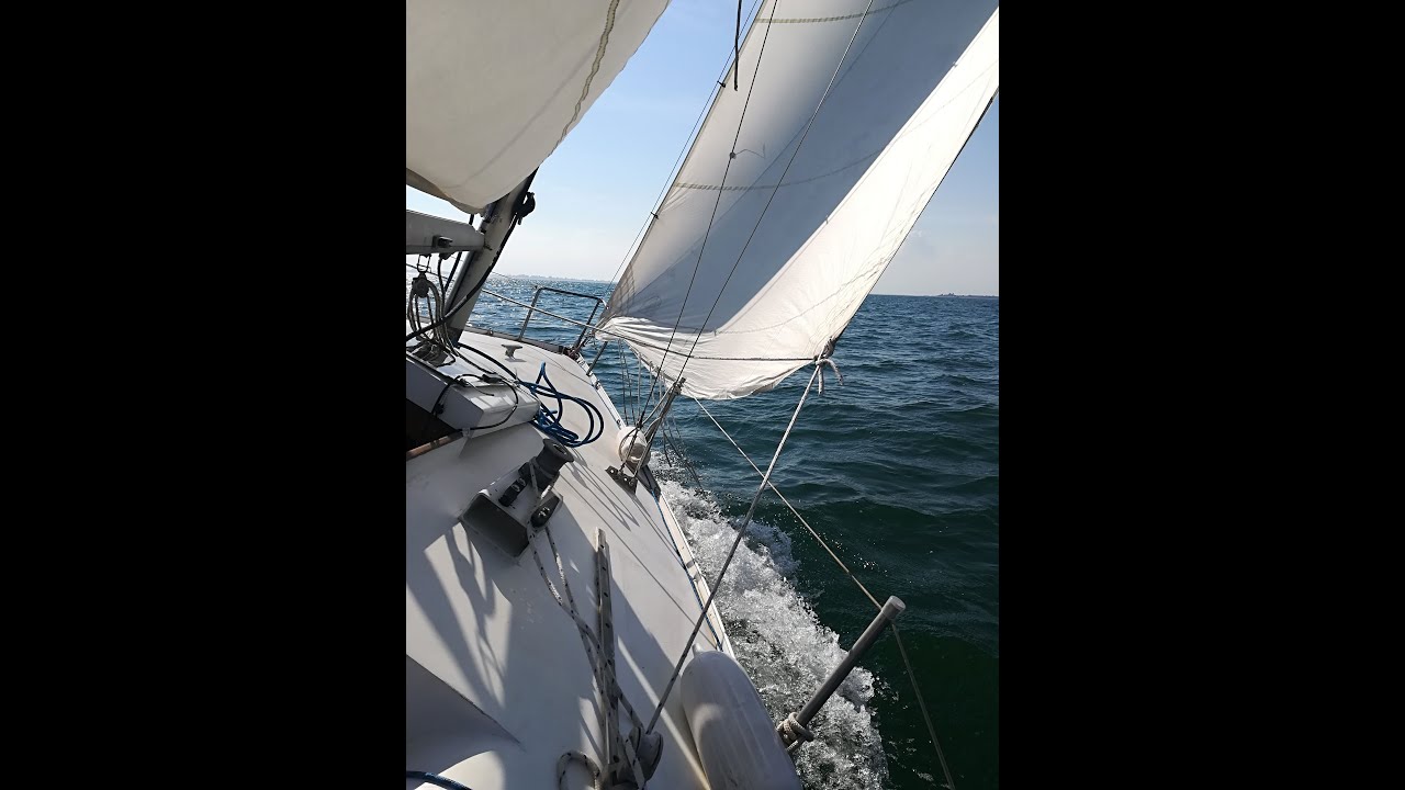 Pen Duick 600 small sail boat sailing fast