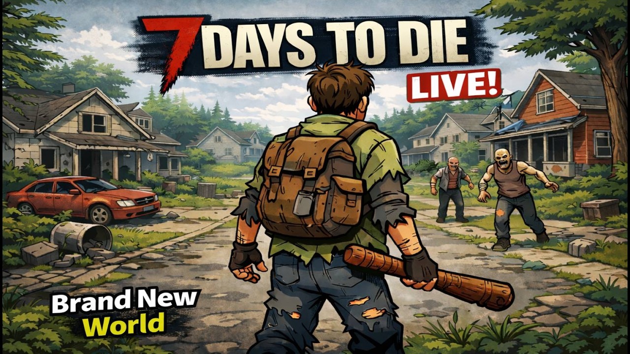 No Traders Allowed: Can This New 7DTD World Kill Me Day 1? | Traderless Challenge