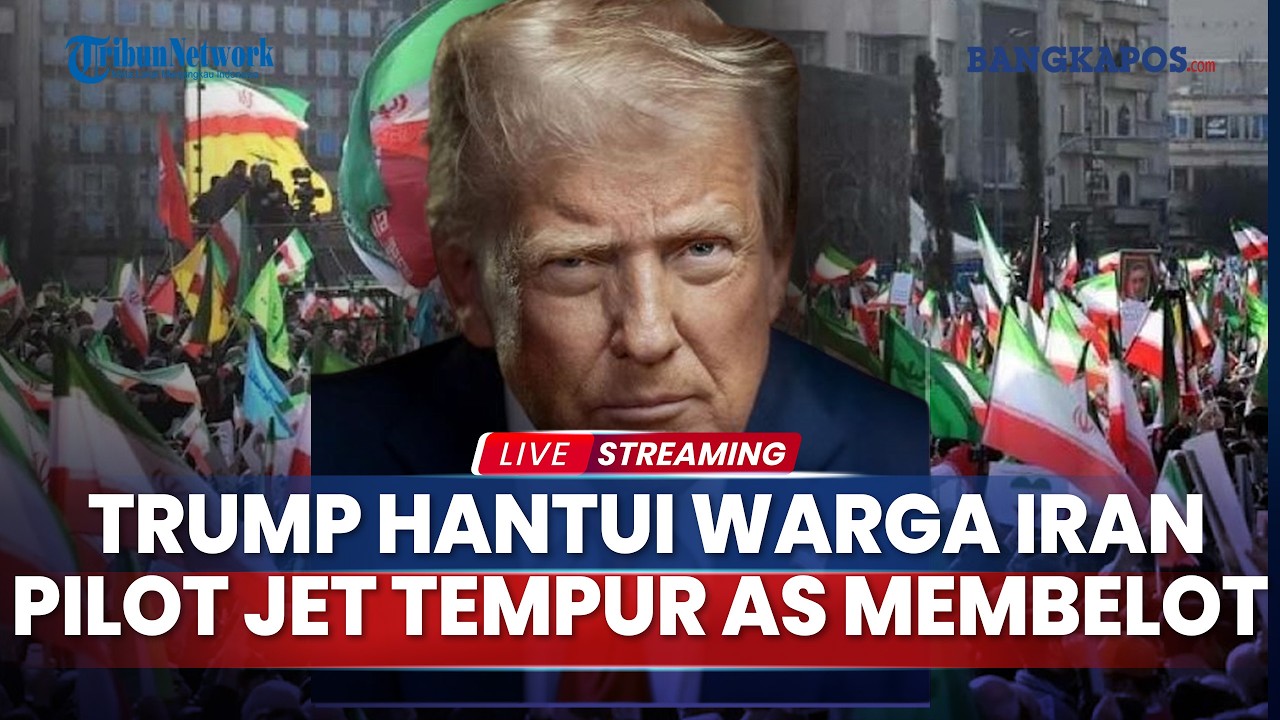🔴 Pesan Ancaman Trump Hantui Ribuan Warga Iran, Pilot Jet Tempur Siluman F 35 AS Membelot