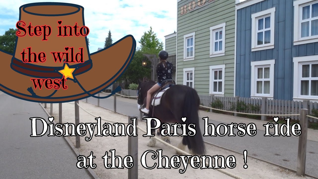 Disneyland Paris horse ride at the Cheyenne