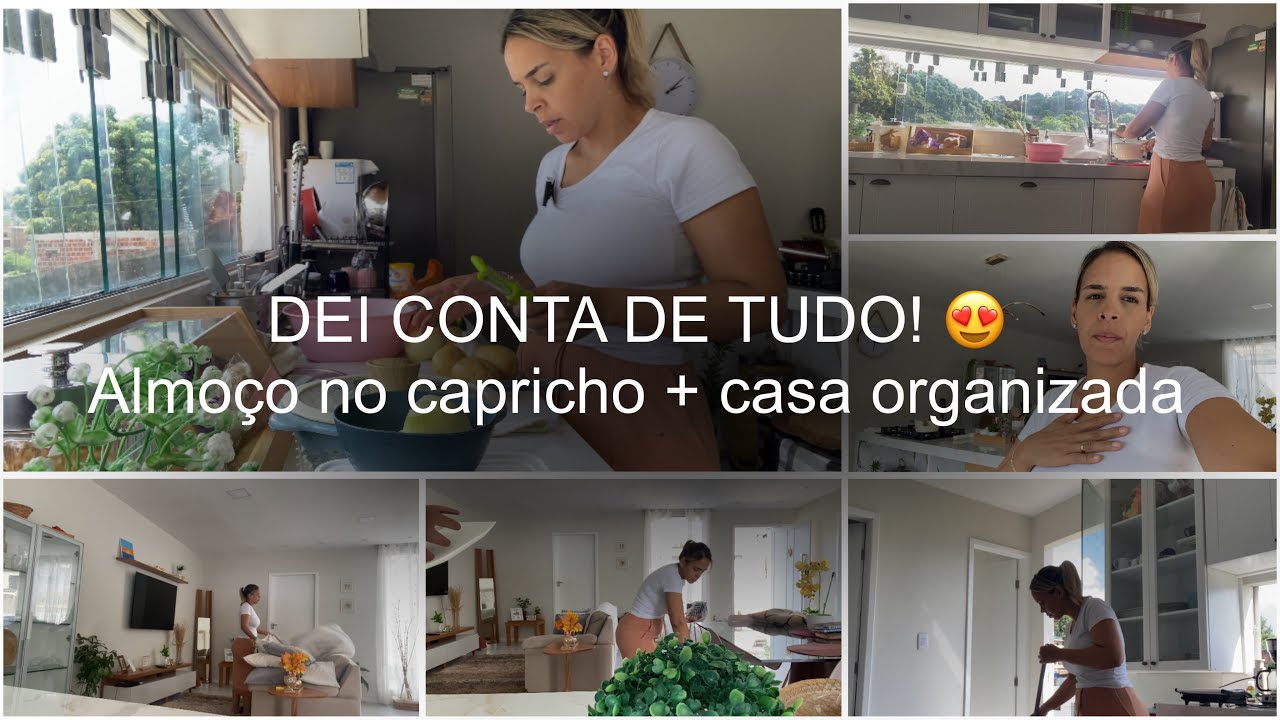 Almoço no Capricho, Casa Organizada e Ainda Tirei um Tempo pra Mim! 💕✨