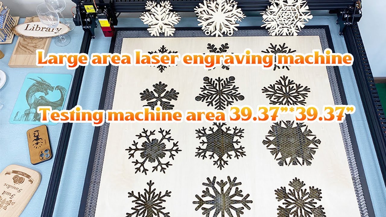 FEUNGSAKE Large laser engraving machine output power 11w working area 1000(39.37”)x1000mm(39.37”)